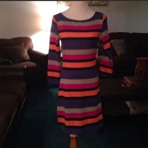 Derek Heart Striped Dress